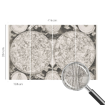Papier peint chambre ado Hviezdna mapa