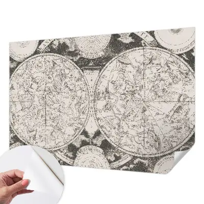 Papier peint photographique sur tissu non tissé Carte stellaire