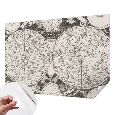 Papier peint photographique sur tissu non tissé Carte stellaire