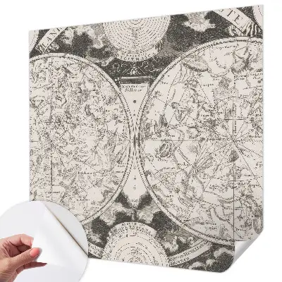 Papier peint photographique sur tissu non tissé Carte stellaire