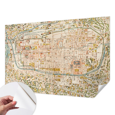 Papier peint chambre garçon Starožitná mapa