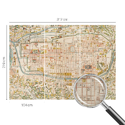 Papier peint chambre garçon Starožitná mapa