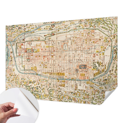 Papier peint chambre garçon Starožitná mapa