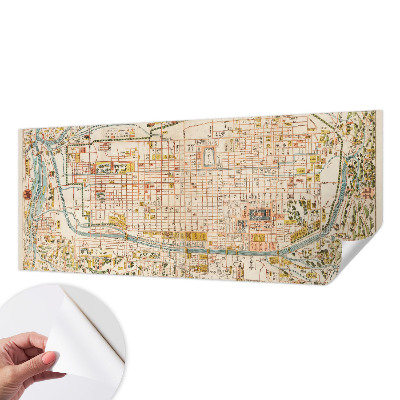 Papier peint chambre garçon Starožitná mapa