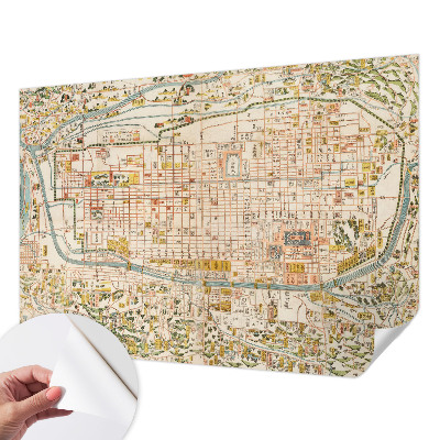Papier peint chambre garçon Starožitná mapa