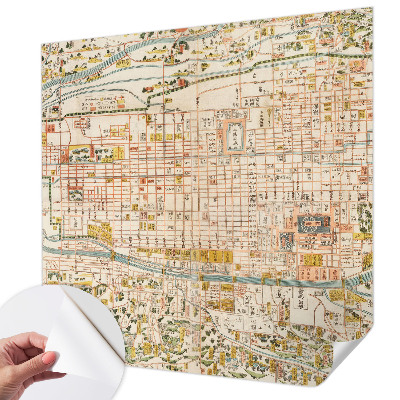Papier peint chambre garçon Starožitná mapa
