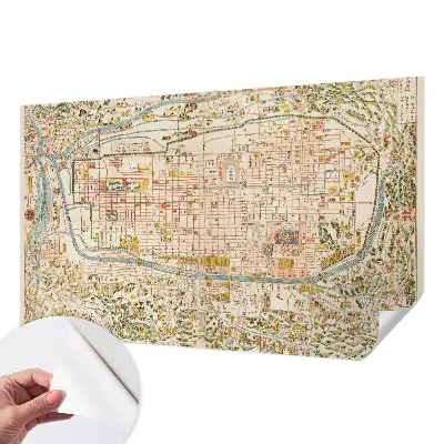 Papier peint intissé imprimé Carte ancienne