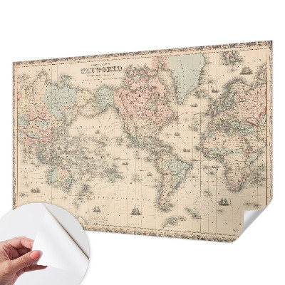 Papier peint tendance Historická mapa