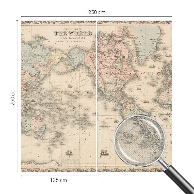 Papier peint tendance Historická mapa