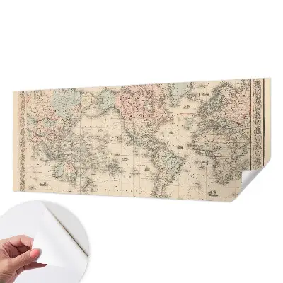 Papier peint photo grand format pour le mur Carte historique