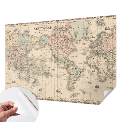Papier peint tendance Historická mapa