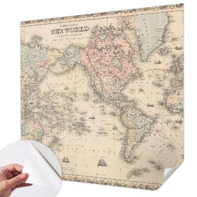 Papier peint tendance Historická mapa
