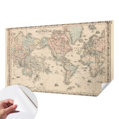 Papier peint tendance Historická mapa