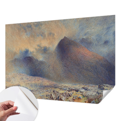 Papier peint tête de lit chambre adulte Horská krajina