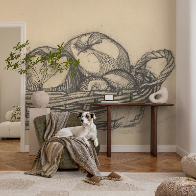 Papier peint tendance chambre adulte Ovocný košík