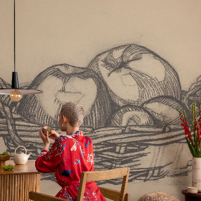 Papier peint tendance chambre adulte Ovocný košík