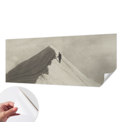 Papier peint panoramique pas cher Osamelý horolezec