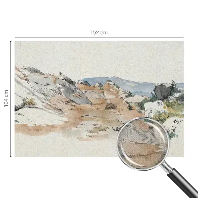 Papier peint photographique sur tissu non tissé paysage rocheux