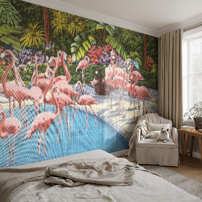 Papier peint chambre parentale Exotická scéna