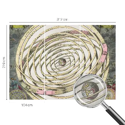 Papier peint photographique intissé spirale cosmique