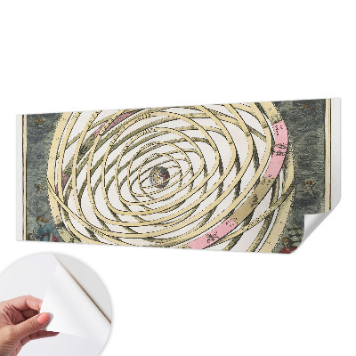 Papier peint chambre adulte cocooning Kozmická špirála
