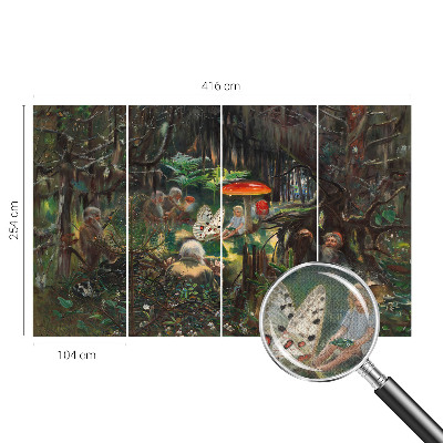 Papier peint photo autocollant Rozprávkový les