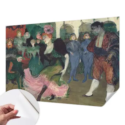 Papier peint photo grand format pour le mur danse de salon