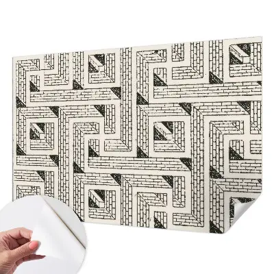 Papier peint photo sur tissu non tissé Labyrinthe de briques