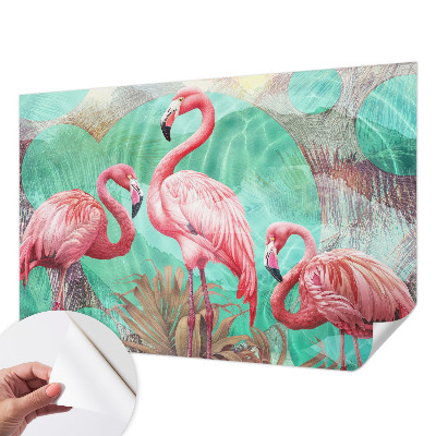 Déco papier peint salon Exotické vtáky