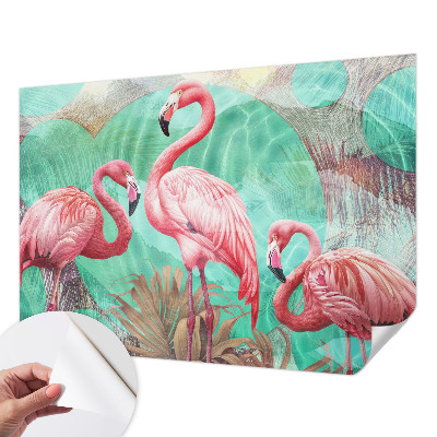 Déco papier peint salon Exotické vtáky