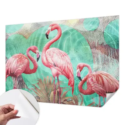 Papier peint photographique sur tissu non tissé Oiseaux exotiques