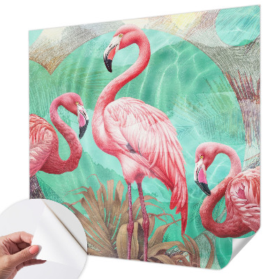 Déco papier peint salon Exotické vtáky