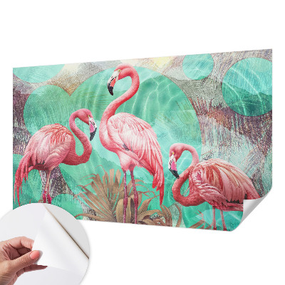 Déco papier peint salon Exotické vtáky