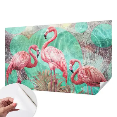 Papier peint photographique sur tissu non tissé Oiseaux exotiques