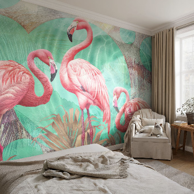Déco papier peint salon Exotické vtáky