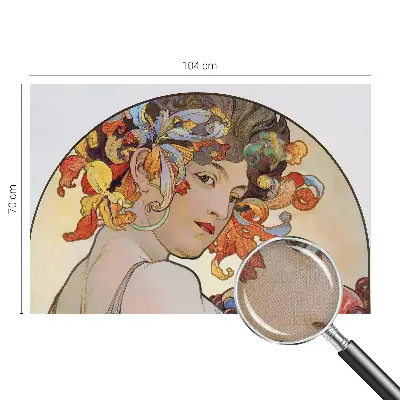 Papier peint intissé Art nouveau coloré