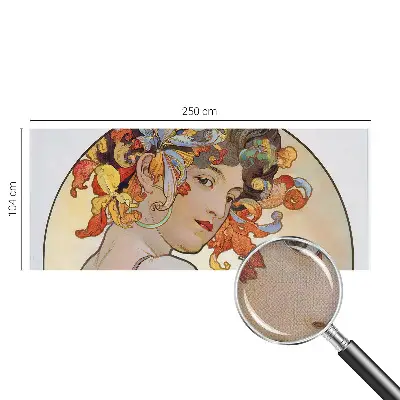 Papier peint intissé Art nouveau coloré