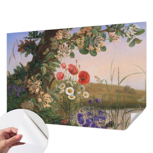 Papier peint photo autocollant Kvetinová idylka