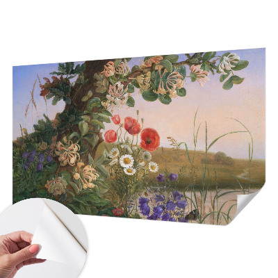 Papier peint photo autocollant Kvetinová idylka