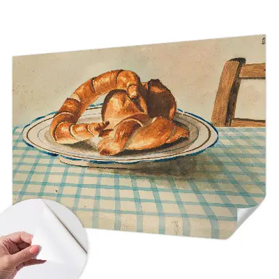 Papier peint photo imprimé sur tissu non tissé pâtisseries maison