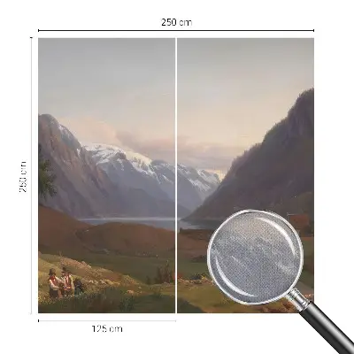 Papier peint photo grand format pour le mur Panorama montagneux