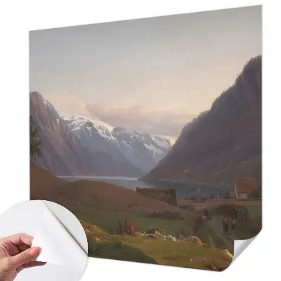 Papier peint photo grand format pour le mur Panorama montagneux