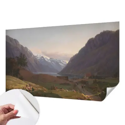 Papier peint photo grand format pour le mur Panorama montagneux