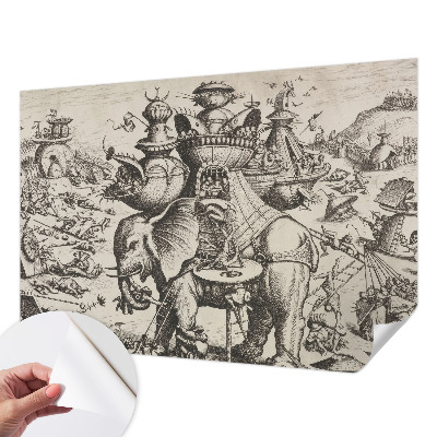 Papier peint tendance chambre adulte Groteskná bitka