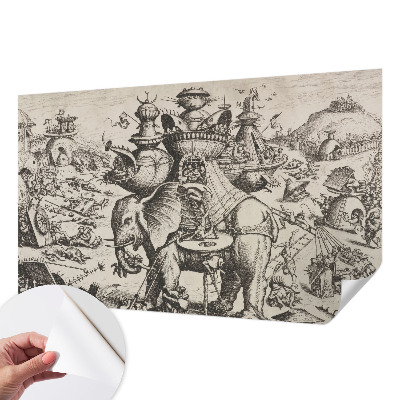 Papier peint tendance chambre adulte Groteskná bitka