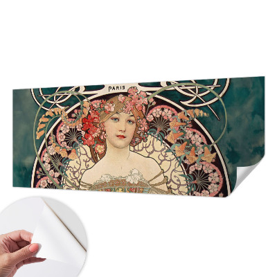 Papier peint chambre adulte cocooning Kvetinová symetria