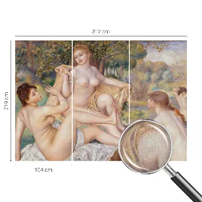Papier peint photographique sur tissu non tissé Femmes au repos