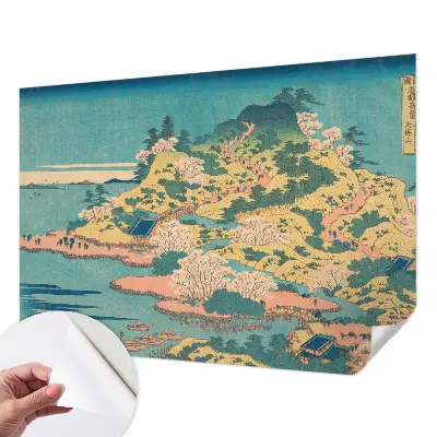 Papier peint photo imprimé sur tissu non tissé paysage japonais