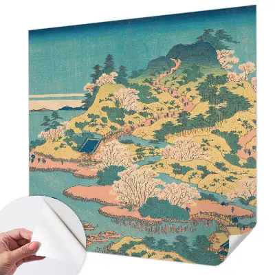 Papier peint photo imprimé sur tissu non tissé paysage japonais