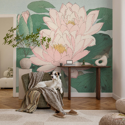Papier peint chambre parentale Vodný lotos